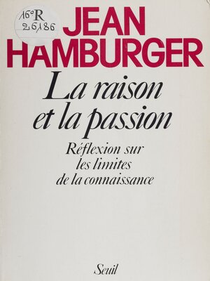 cover image of La Raison et la Passion